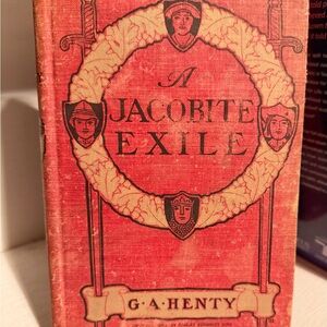 A Jacobite Exile Book with Red Cover